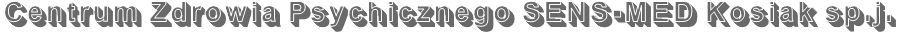 Centrum Zdrowia Psychicznego SENS-MED Kosiak sp.j.